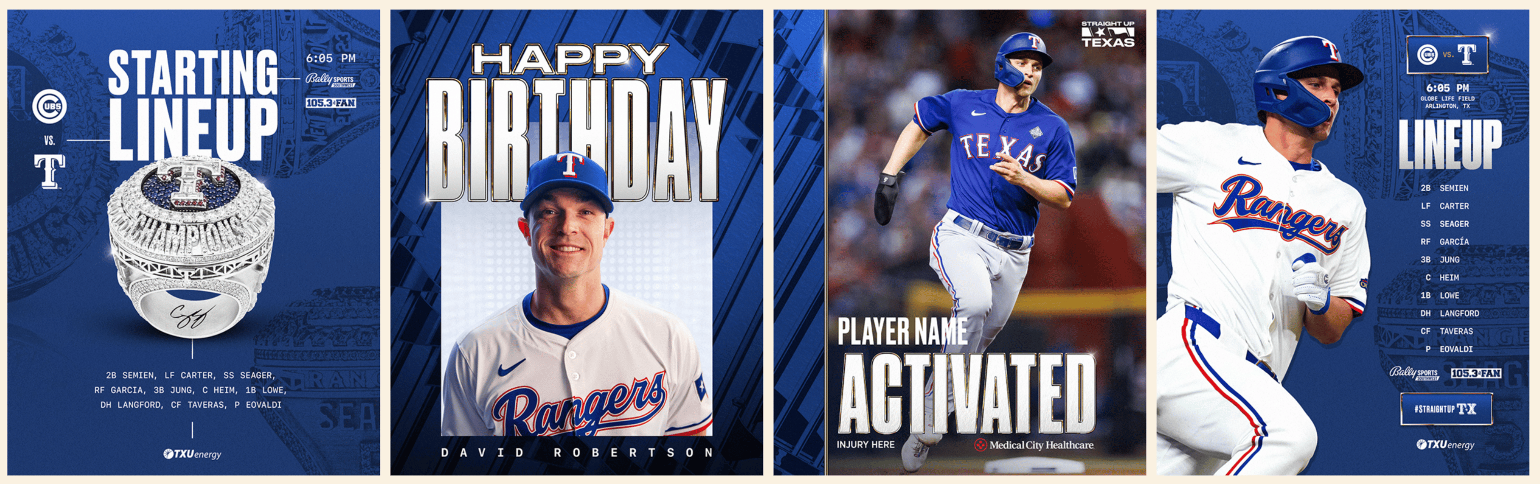 Texas Rangers Graphics