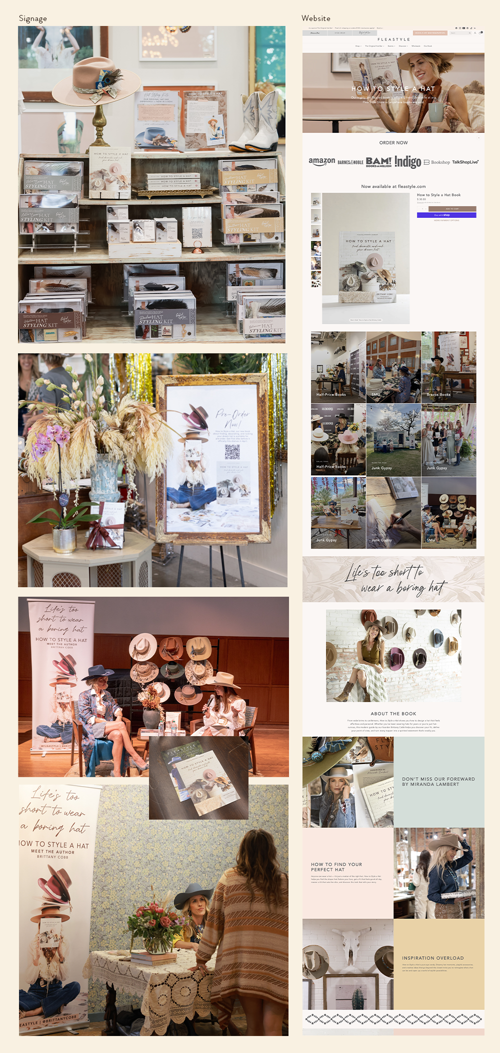 How to Style a Hat Book Launch